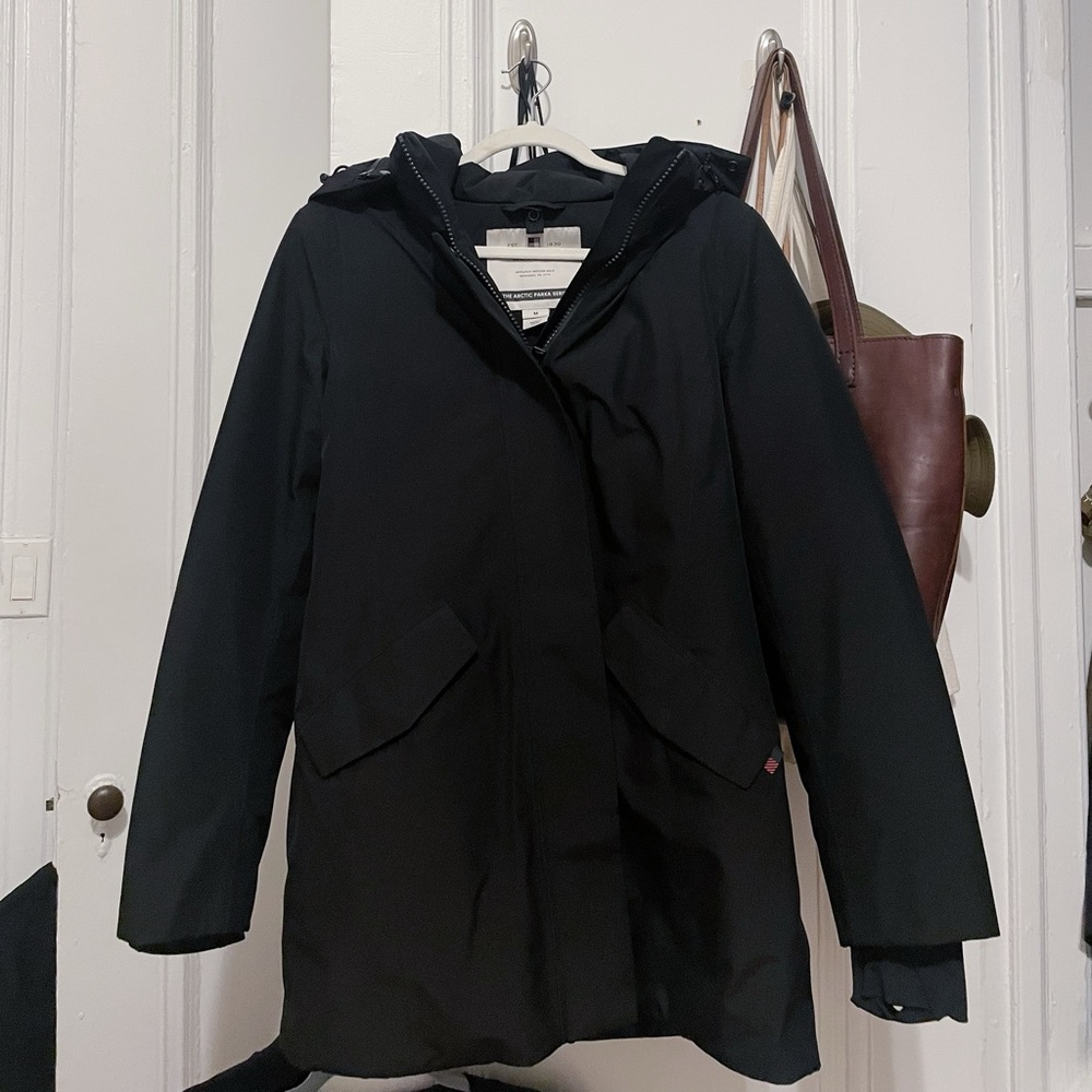 [Like New] Woolrich Gore-Tex Tech Arctic Parka Medium Black